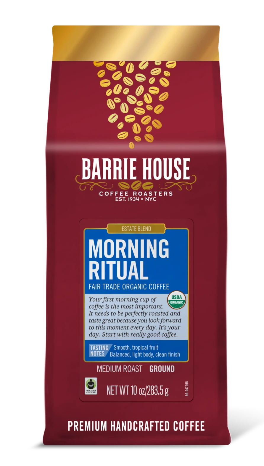 Barrie House Morning Ritual FTO Ground Coffee 10 oz
