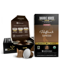 Load image into Gallery viewer, Barrie House Raffinato Espresso Nespresso Capsules 10 Count