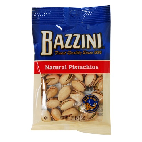 Bazzini Natural Pistachios 1.25 oz