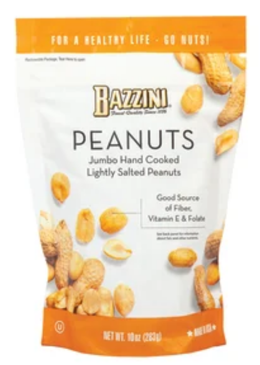 Bazzini Salted Roasted Peanuts- 10 oz 