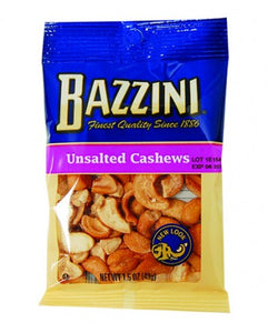 Bazzini Unsalted Cashews 1.25 oz