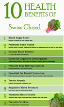 Load image into Gallery viewer, Bonnie Plants Swiss Chard health benefits