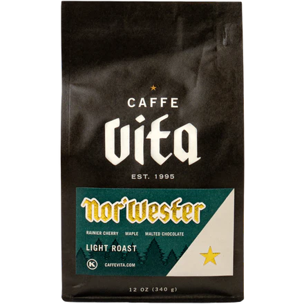 Caffe Vita Nor'Wester Coffee - 12 oz
