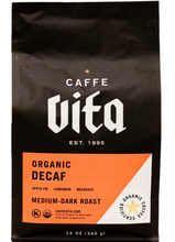 Load image into Gallery viewer, Caffe Vita Organic Decaf Coffee - 12 oz
