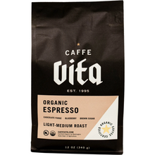 Load image into Gallery viewer, Caffe Vita Organic Espresso 12 oz