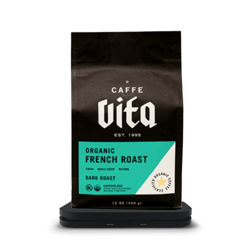 Caffe Vita Organic French Roast Coffee - 12 oz