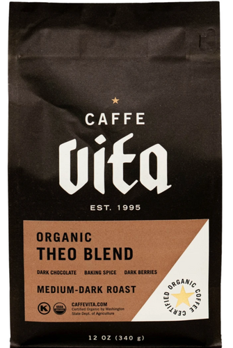 Caffe Vita - Theo Blend Organic Coffee - 12 oz