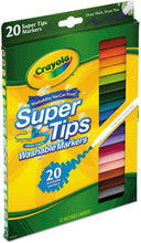 Load image into Gallery viewer, Crayola Washable Markers - Super Tip, 20 Count, Assorted Colors