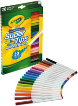 Load image into Gallery viewer, Crayola Washable Markers - Super Tip, 20 Count, Assorted Colors