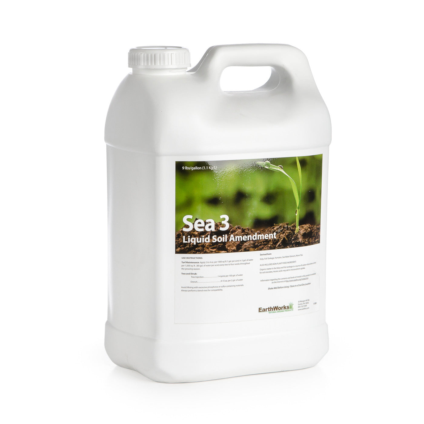 organic phosphorus fertilizer liquid Sea 3 Liquid Fertilizer 2.5 Gal