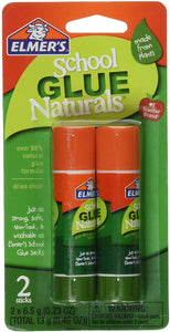 Elmer`s Washable School Glue Stick - 0.24 oz - 2, 4 or 30 Count