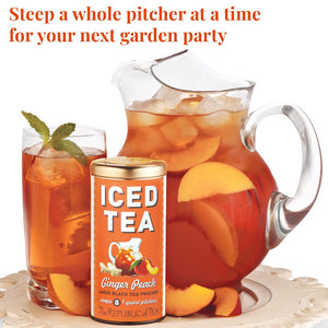 Republic of Tea Ginger Peach Iced Tea - Garden Party