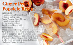 Republic of Tea Ginger Peach Iced Tea - popsicle