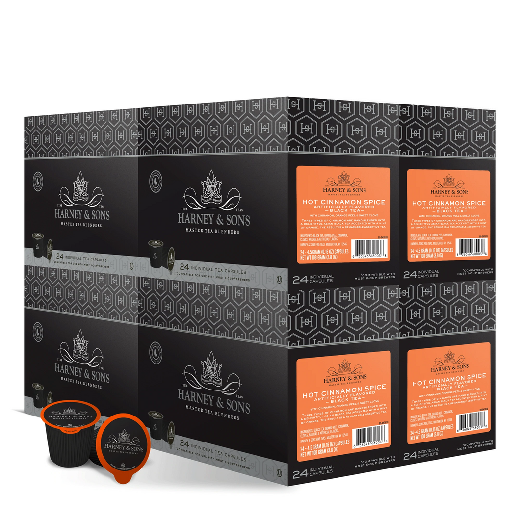 Harney & Sons Hot Cinnamon Spice Tea K-Cups 96 Count