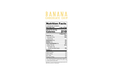 Load image into Gallery viewer, Jones Bar Banana Chocolate Chip Nutrition