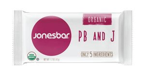 Jones Bar Organic PB & J Bar Peanut Butter and Jelly 1.7 oz