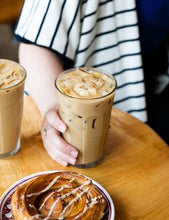 Load image into Gallery viewer, La Colombe Cold Brew Colombian Coffee over ice with cream