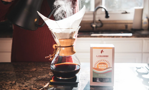 La Colombe Rwanda Early Riser 12 oz coffee chemex