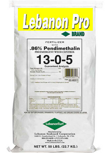 Lebanon Pro - Organic Fertilizer with Pre-Emergent Weed Control 13-0-5