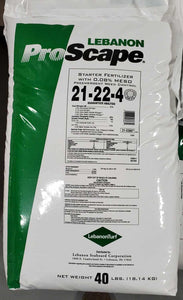Lebanon ProScape 21-22-4 fertilizer with weed killer 40 lbs