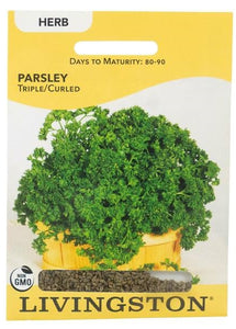 Livingston Herb Seeds - Parsley Triple Curled