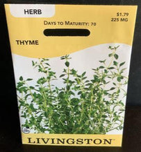 Load image into Gallery viewer, Livingston Thyme Seeds