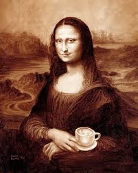 Caffe Vita - Caffe Del Sol Coffee - Mona Lisa with Coffee