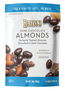 Bazzini Dark Chocolate Almonds 10 oz