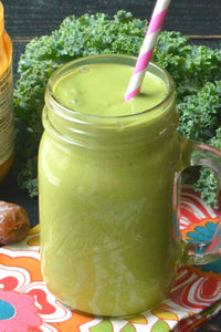 Bonnie Plants Curly Kale PB and banana smoothie
