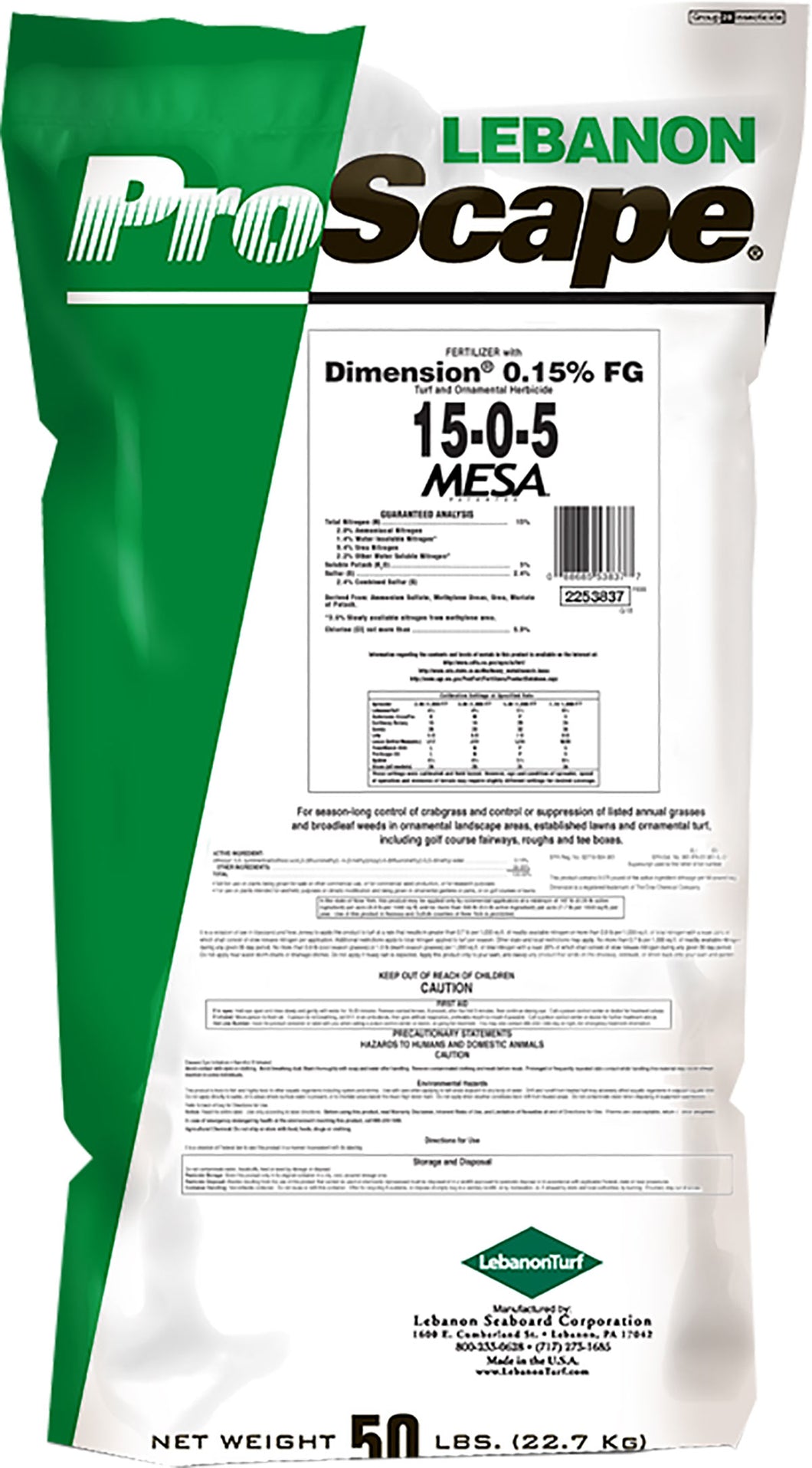 surflan pro pre-emergent herbicide Lebanon Pro Fertilizer & Pre-Emergent Weed Killer