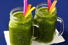 Load image into Gallery viewer, Bonnie Plants Swiss Chard smoothie with banana