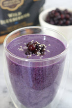 Load image into Gallery viewer, Bonnie Plants Edamame smoothie with blueberries
