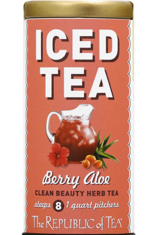REPUBLIC OF TEA Berry Aloe Herbal Iced Tea - Great Value, Give to Charity   www.ohhmygoodness.com