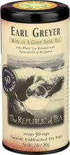 Load image into Gallery viewer, Republic of Tea Earl Greyer Black Tea - 50 Count