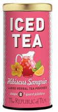 Load image into Gallery viewer, Republic of Tea Hibiscus Sangria Iced Herbal Tea - 8 CT