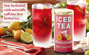 Republic of Tea Hibiscus Sangria Iced Herbal Tea - caffeine free
