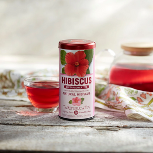 Republic of Tea Natural Hibiscus Herbal Tea served
