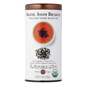 Republic of Tea Organic Assam Breakfast Full Leaf Loose Black Tea - 3.5 oz