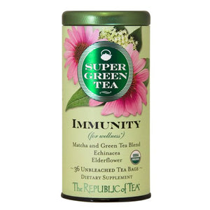 Republic of Tea Organic Immunity SuperGreen Tea Bags - 36 count