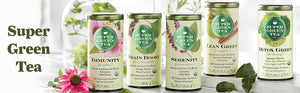Republic of Tea Organic SuperGreen Tea Line Up