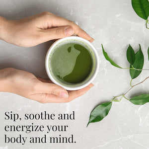 Republic of Tea Organic Matcha Full-Leaf Loose Tea cup