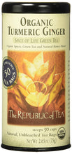 Load image into Gallery viewer, Republic of Tea Organic Turmeric Ginger Green Tea - 50 count