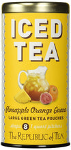 Load image into Gallery viewer, Republic of Tea Pineapple Orange Guava Iced Green Tea - 8 CT