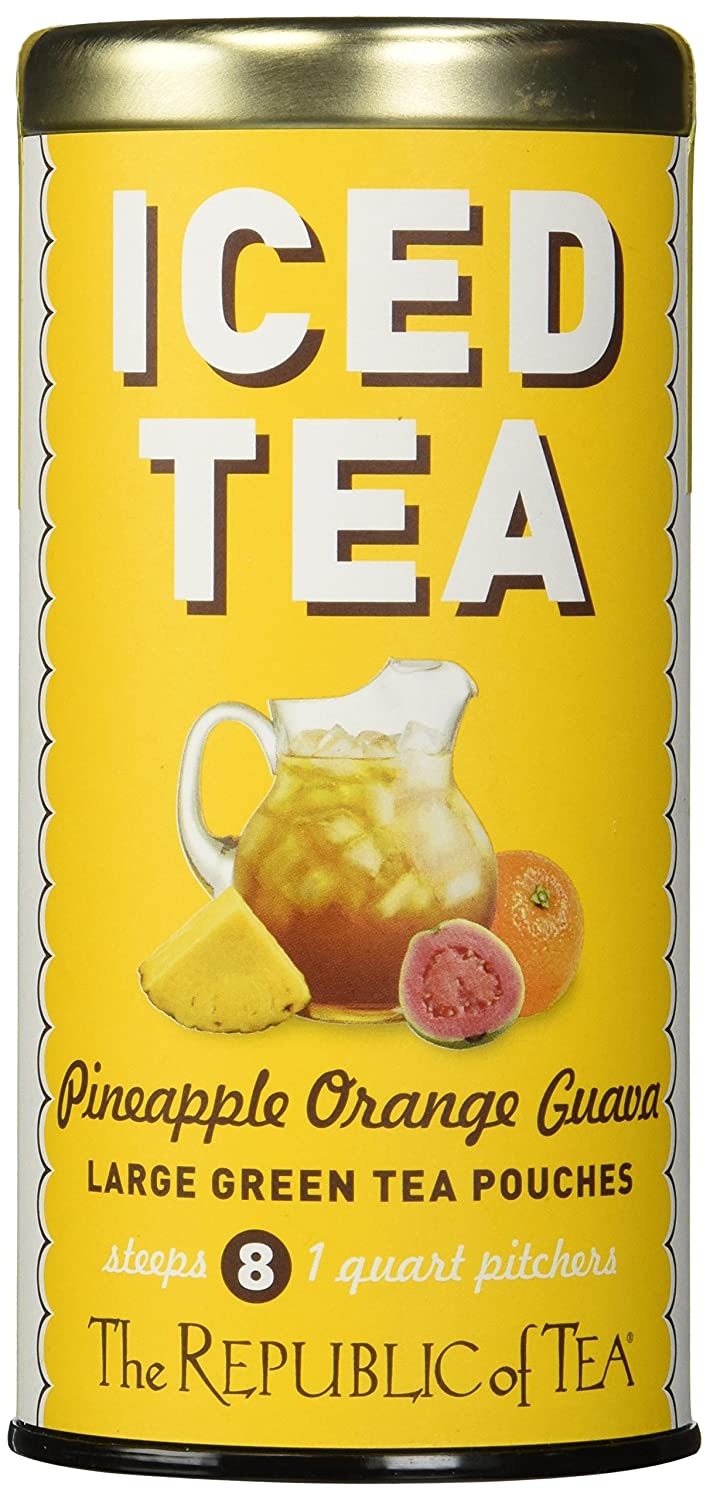 Republic of Tea Pineapple Orange Guava Iced Green Tea - 8 CT