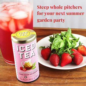 Republic of Tea Strawberry Basil Iced Green Tea - Summer Party