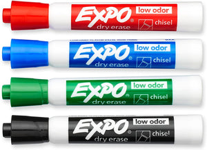Expo Dry Erase Markers 4 Pack Assorted