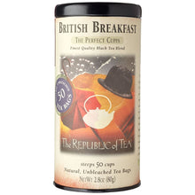 Load image into Gallery viewer, Republic of Tea British Breakfast Tea - 50 count