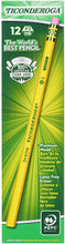 Load image into Gallery viewer, Ticonderoga Pencils, Wood-Cased Graphite #2 HB Soft, Yellow, 12 or 36 Count