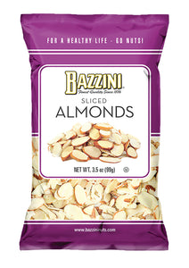 Bazzini - Almonds Sliced - 3.5 oz each - 12 count case