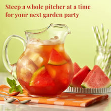 Load image into Gallery viewer, Republic of Tea Watermelon Mint Black Iced Tea - Garden Party Pitcher